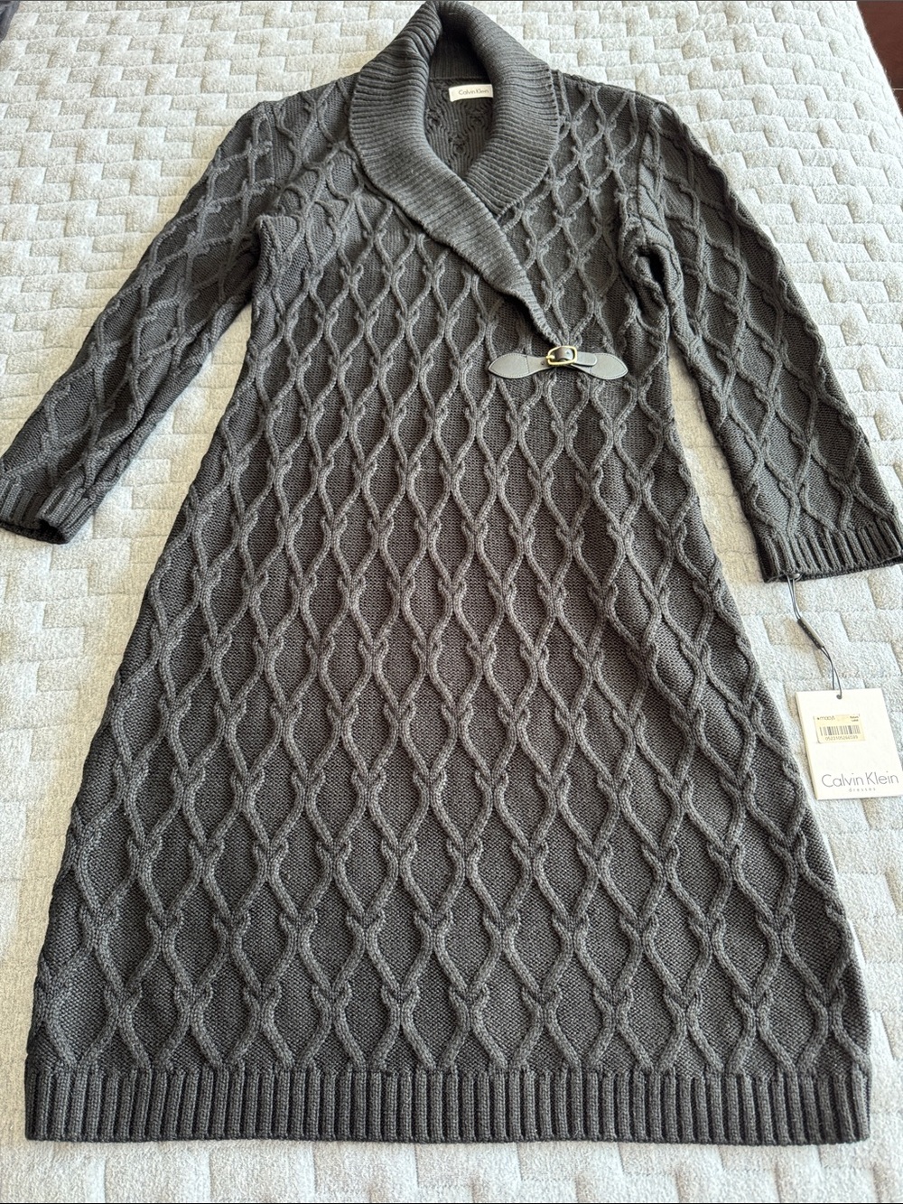 NWT Fabulous Calvin Klein Sweater Dress, size L